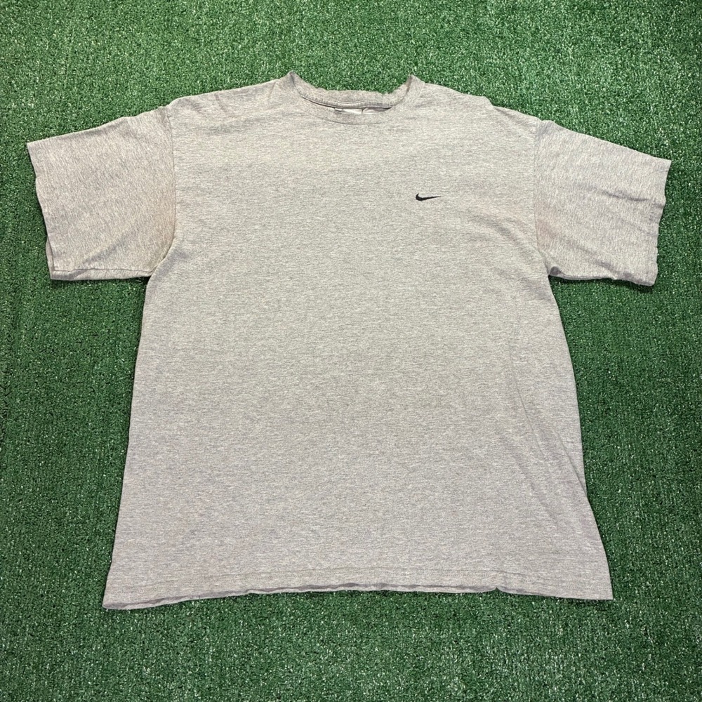 Y2K Nike‎ Embroidered Swoosh T-shirt
